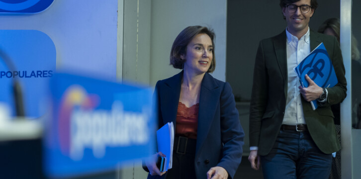 La vicesecretaria de Política Social, Cuca Gamarra