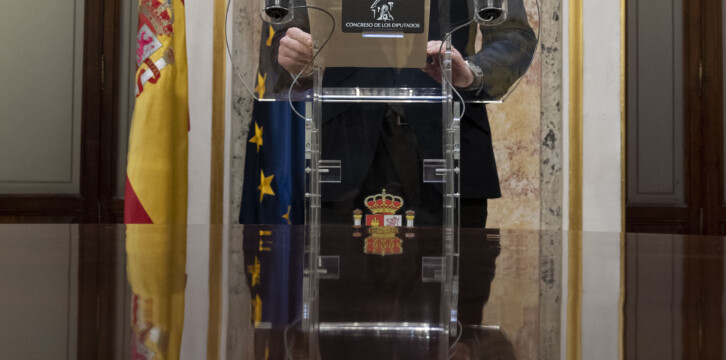 El presidente del Partido Popular, Pablo Casado