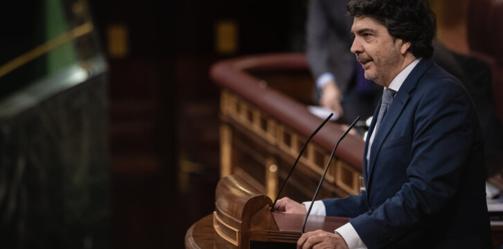 El diputado del GPP en el Congreso de los Diputados, Mario Garcés