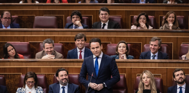 Teodoro García Egea en la Sesión de Control al Gobierno