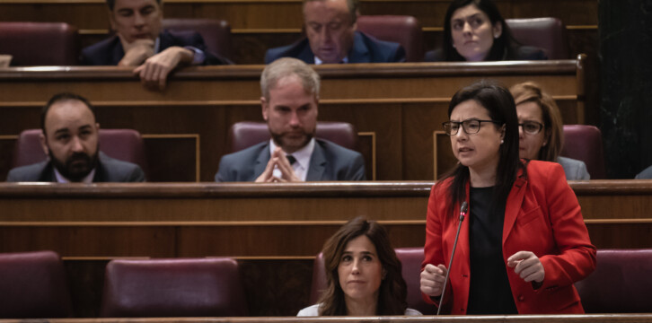 Ana Vázquez en la Sesión de Control al Gobierno