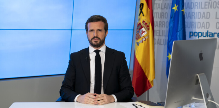 Rueda de prensa de Pablo Casado