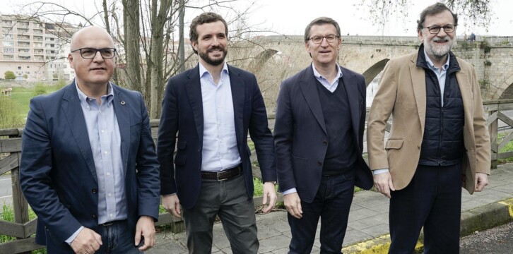 Pablo Casado en la celebración de los 11 años de Gobierno de Feijóo