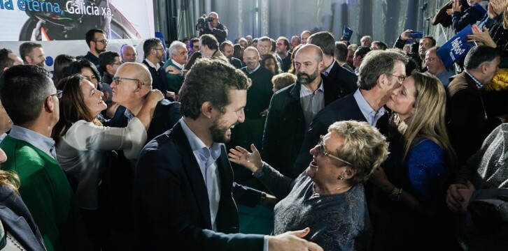 Pablo Casado y Alberto Núñez Feijóo