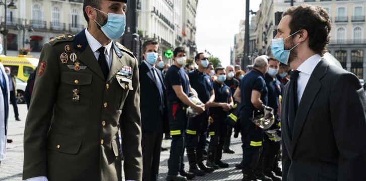 Pablo Casado en el acto de Homenaje a los Héroes del 2 de Mayo que celebra la Comunidad de Madrid