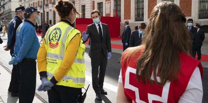 Pablo Casado en el acto de Homenaje a los Héroes del 2 de Mayo que celebra la Comunidad de Madrid