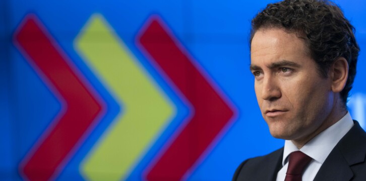 Teodoro García Egea en rueda de prensa