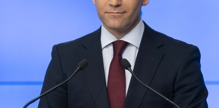 Teodoro García Egea en rueda de prensa