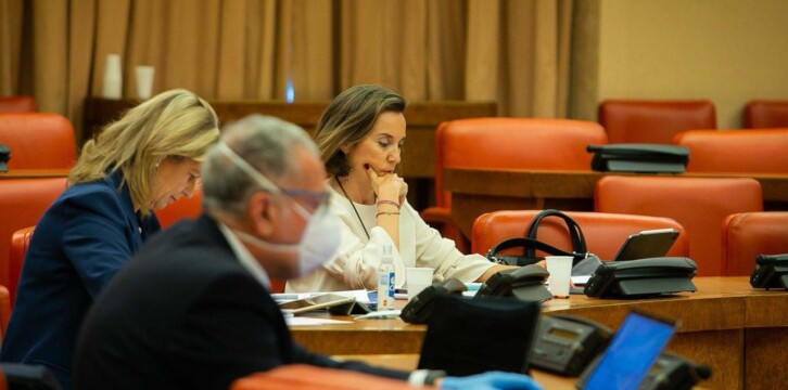 Cuca Gamarra, en la Comisión de Sanidad y Consumo