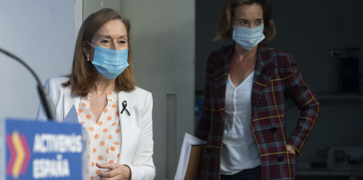 Rueda de prensa de Cuca Gamarra y Ana Pastor