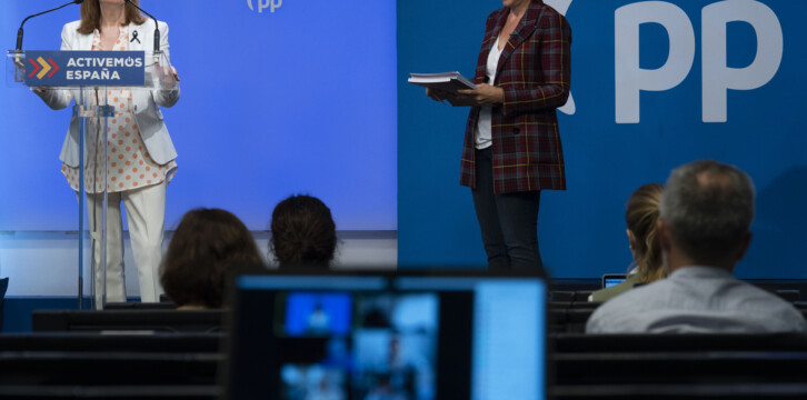 Rueda de prensa de Cuca Gamarra y Ana Pastor