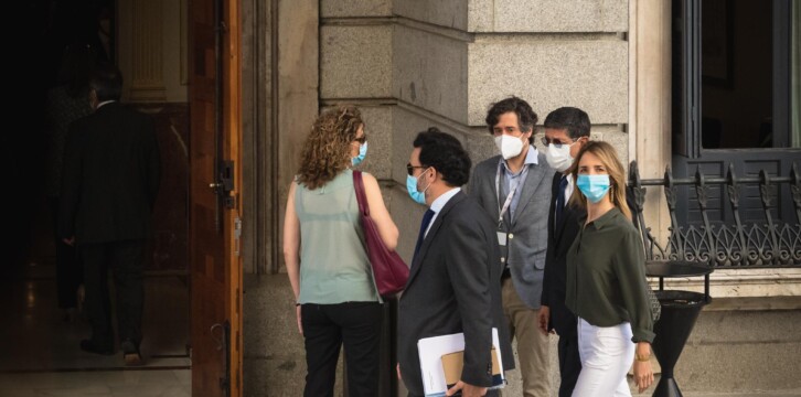 Cayetana Álvarez de Toledo y Guillermo Mariscal