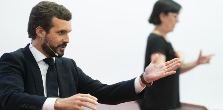 Pablo Casado, en la presentación del libro de Martínez Maíllo
