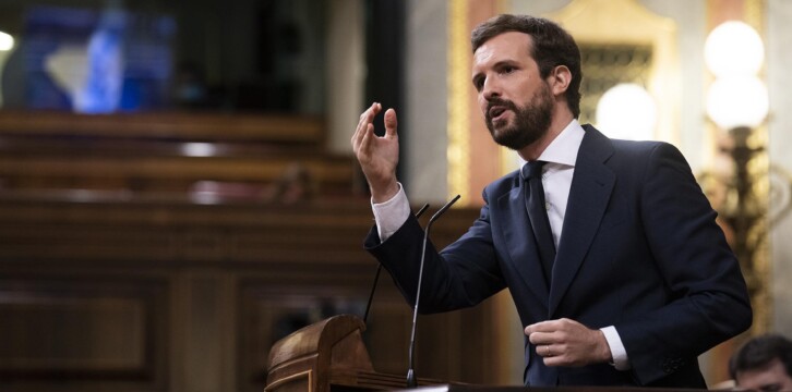 Pablo Casado en el Pleno