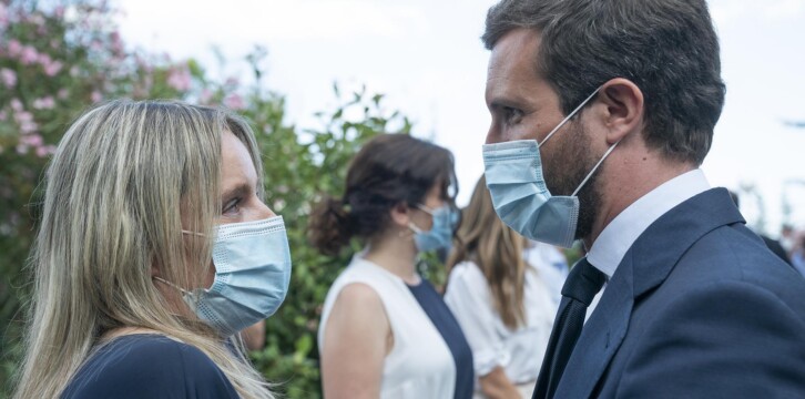 Pablo Casado en la Ofrenda floral a Miguel Ángel Blanco en Madrid