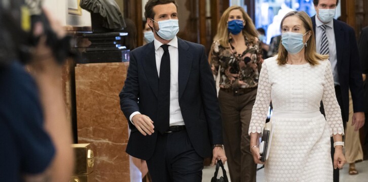 Pablo Casado en el Pleno