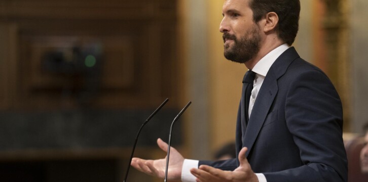 Pablo Casado en el Pleno
