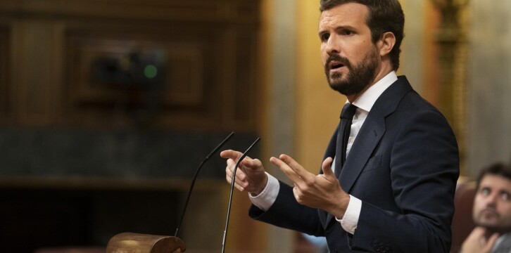 Pablo Casado en el Pleno