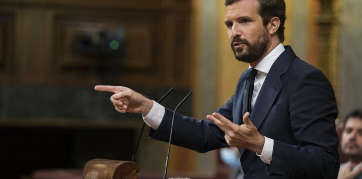 Pablo Casado en el Pleno