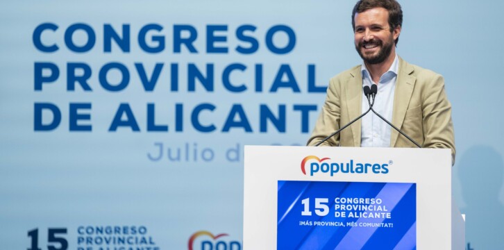 Pablo Casado en el XV Congreso del Partido Popular de Alicante