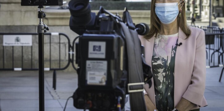 Ana Pastor en una entrevista en TVG