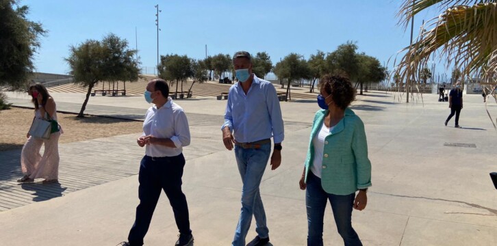 Dolors Montserrat y Xavi García Albiol