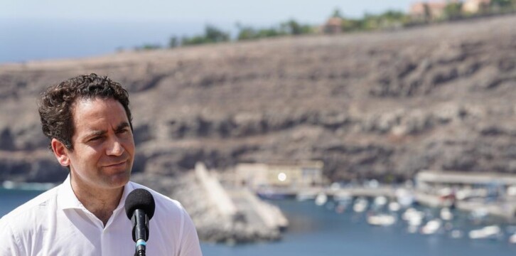 Teodoro García en La Gomera