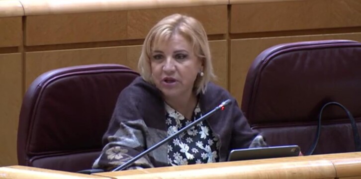 Violante Tomás durante su intervención.