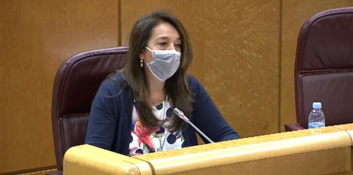 Adela Pedrosa durante su intervención.