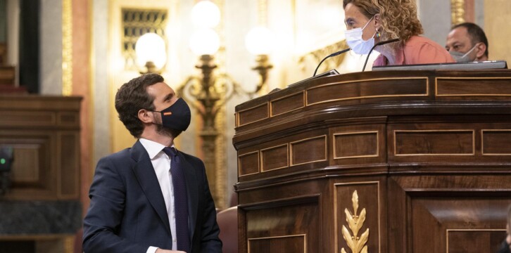 Pablo Casado en el Pleno del Congreso sobre los Fondos de Recuperación