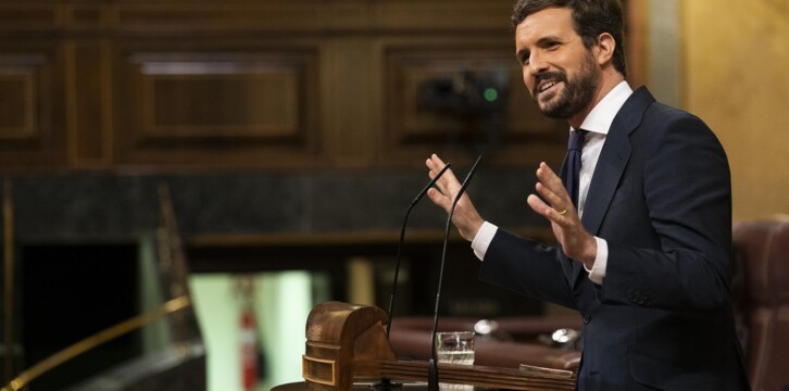 Pablo Casado en el Pleno del Congreso sobre los Fondos de Recuperación