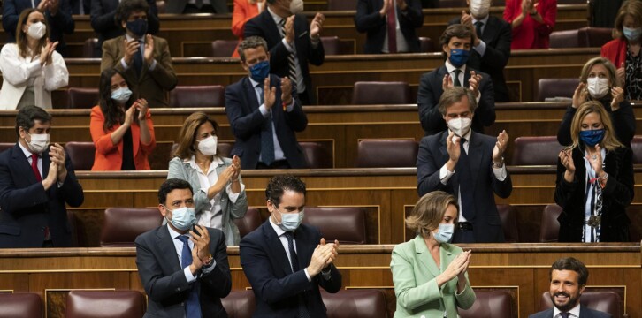 Pablo Casado en el Pleno del Congreso sobre los Fondos de Recuperación