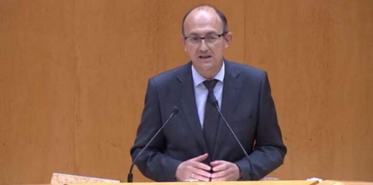 Martínez Antolín en el Pleno del Senado