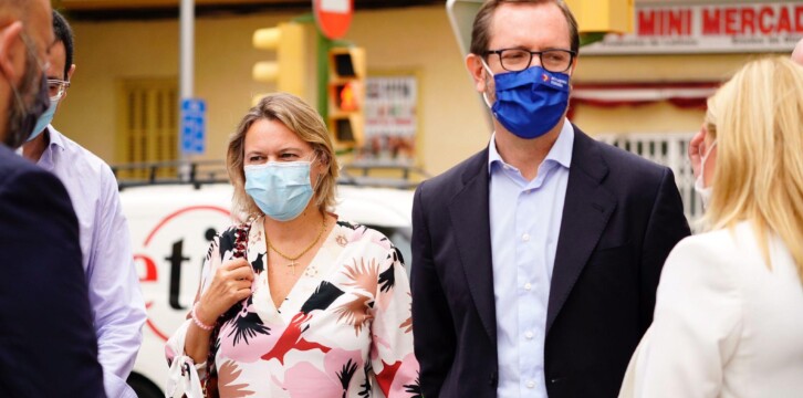 Javier Maroto en su visita a Palma de Mallorca