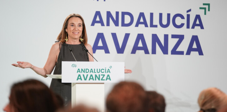 Cuca Gamarra y Elías Bendodo en Sevilla