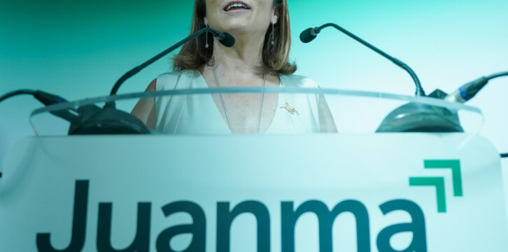 Cuca Gamarra en Palos de la Frontera.