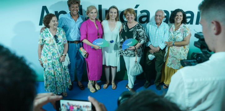 Cuca Gamarra en Palos de la Frontera.