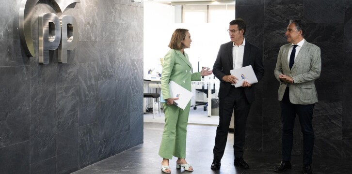 Alberto Núñez Feijóo preside el Comité de dirección del PP