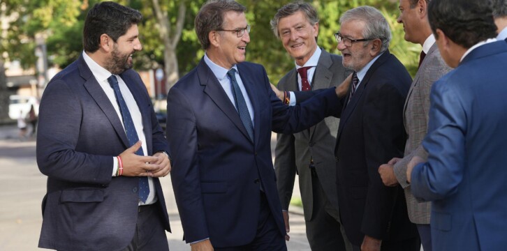 Alberto Núñez Feijóo, pronuncia la conferencia inaugural de AVANZA - Foro de Empresa Familiar de la Región de Murcia