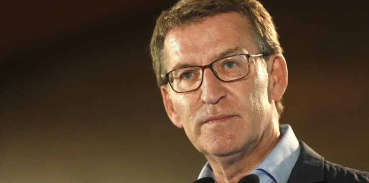 Alberto Núñez Feijóo interviene en la Junta Directiva del PP de Murcia