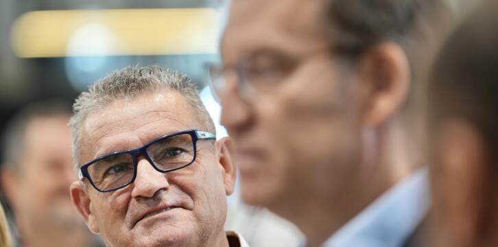 Alberto Núñez Feijóo visita la Feria Fruit Attraction 2023, en IFEMA