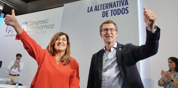 Alberto Núñez Feijóo clausura el XIII Congreso Autonómico del PP de Cantabria