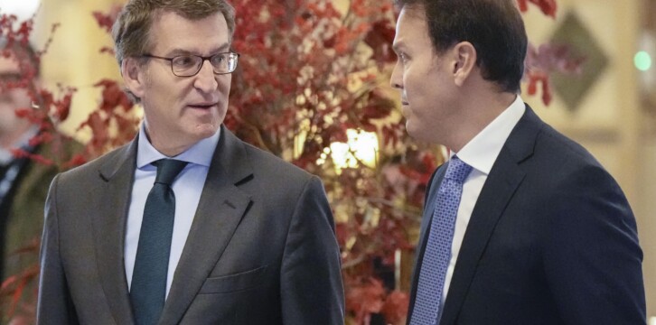 Alberto Núñez Feijóo recibe el Premio al Mejor Político, otorgado por la revista Cambio 16