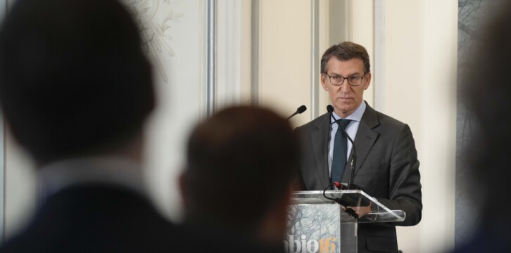 Alberto Núñez Feijóo recibe el Premio al Mejor Político, otorgado por la revista Cambio 16