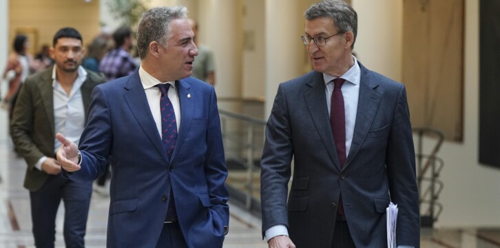 Alberto Núñez Feijóo en el Senado