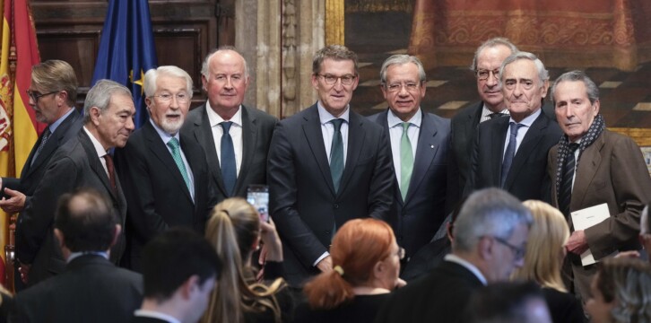Alberto Núñez Feijóo en la entrega del XXXI Premio Convivencia en Valencia