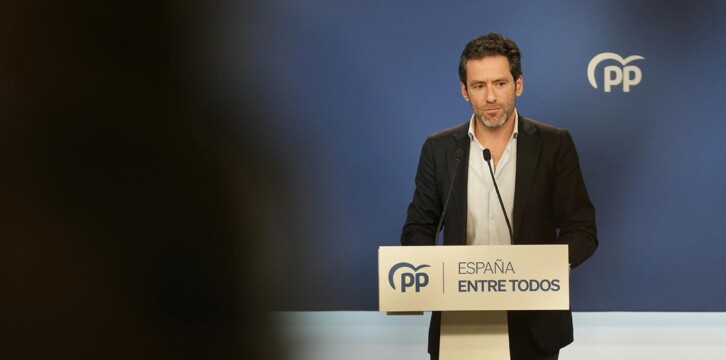 Rueda de prensa de Borja Sémper