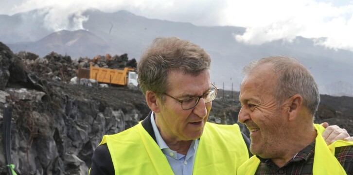 Alberto Núñez Feijóo visita La Palma