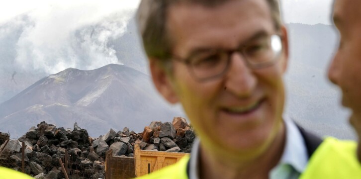 Alberto Núñez Feijóo visita La Palma