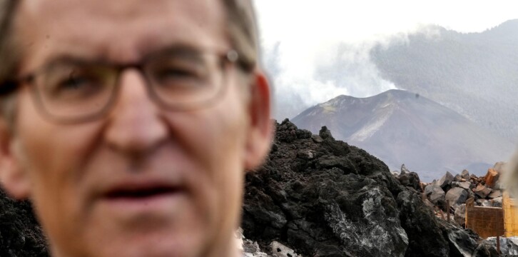 Alberto Núñez Feijóo visita La Palma